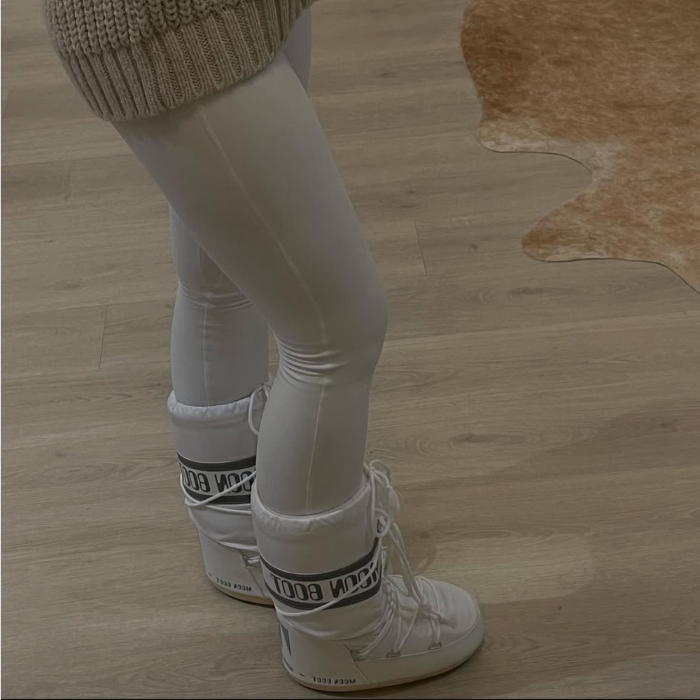 Moon Boot Classic White Snow Boots